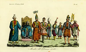Costumes of the Berber officials of Tunisia, 1828 Costumes of the Berber officials of Tunisia, 1828