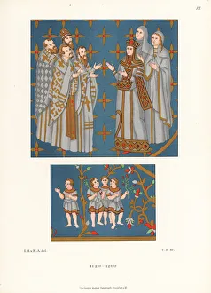 Costumes of priests, women and children from Costumes of priests, women and children from