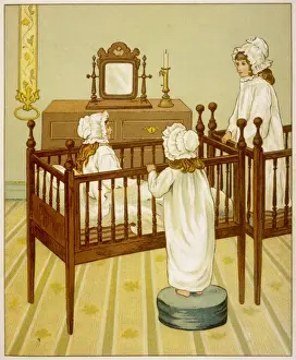 In and out of Cots Print