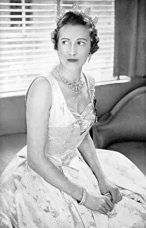 Countess of Leicester in her Coronation outfit Countess of Leicester in her Coronation outfit