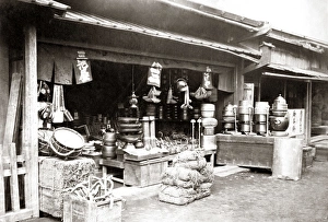A country shop on the Tokaido - the road from Tokyo to Kyot A country shop on the Tokaido - the road from Tokyo to Kyot