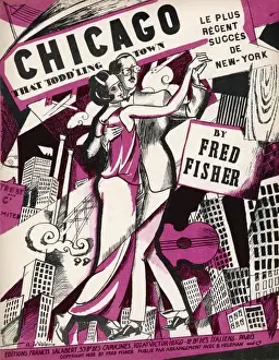 Vintage Couple Dancing Prints: Couple Dancing / Chicago