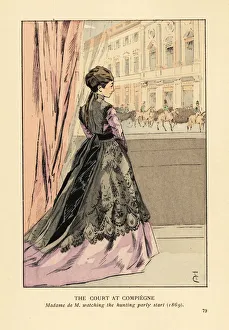 The court at Compiegne, 1869 The court at Compiegne, 1869