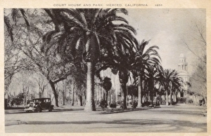 Court House and Park, Merced, California, USA Court House and Park, Merced, California, USA