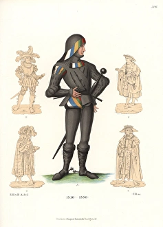 Courtly wear of Count Kenneberg, 16th century Courtly wear of Count Kenneberg, 16th century