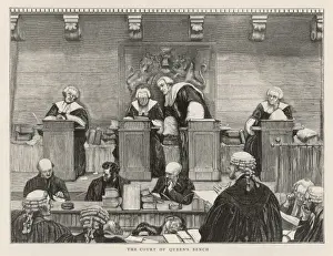 Print of the Court of Queen's Bench in Session