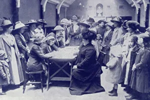 Covenanting women: signing the anti-Home-rule pledge Covenanting women: signing the anti-Home-rule pledge