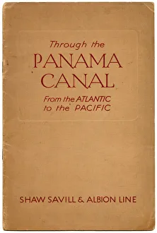 The front cover of the book, Through the Panama Canal The front cover of the book, Through the Panama Canal