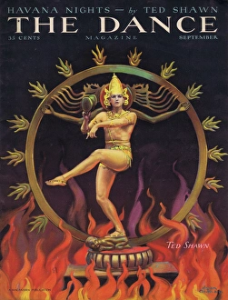 Cover of Dance Magazine, September 1928 Cover of Dance Magazine, September 1928