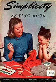 Cover design, Simplicity Sewing Book Cover design, Simplicity Sewing Book