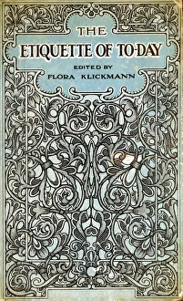 Front cover of The Etiquette of To-day Front cover of The Etiquette of To-day