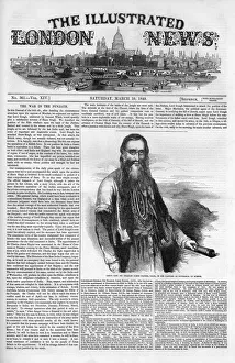 Front cover of The Illustrated London News, 10 March 1849 Front cover of The Illustrated London News, 10 March 1849