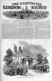 Front cover of The Illustrated London News, 18 August 1849 Front cover of The Illustrated London News, 18 August 1849