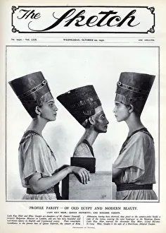 Front cover photo, Of Old Egypt and Modern Beauty Front cover photo, Of Old Egypt and Modern Beauty