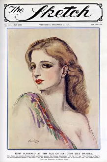 Front cover, portrait of Lily (Lili) Damita, actress Front cover, portrait of Lily (Lili) Damita, actress