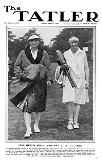 Front cover of Tatler featuring Helen Wills Moody Front cover of Tatler featuring Helen Wills Moody