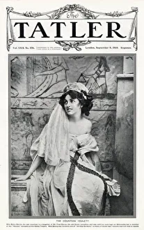 Front cover of The Tatler featuring a portrait of Countess Poulett Front cover of The Tatler featuring a portrait of Countess Poulett