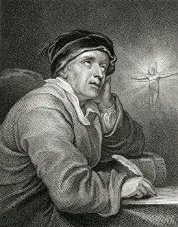 William Cowper - A Moment of Religious Inspiration Print