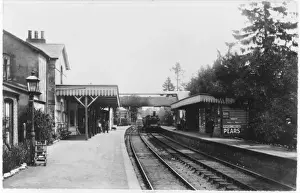 Old Train Stations England Prints: CRANLEIGH - 1908
