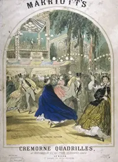 Vintage Ballroom Dancing Prints: Cremorne Gardens / C19