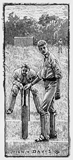 Historical Cricket Images Prints: Cricket asking for guard