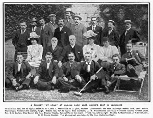 A cricket at home at Wighill Park, 1901 A cricket at home at Wighill Park, 1901