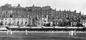 Cricket Match at Hastings Print, 1901