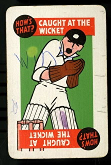 Cricket - Run-It-Out card game - Caught at the Wicket Cricket - Run-It-Out card game - Caught at the Wicket