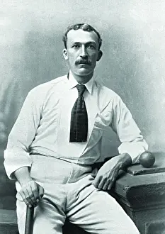 Historical Cricket Players Prints: Cricketer, Attewell