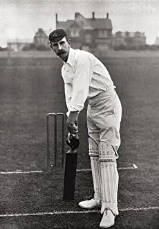 British Sport History Prints: Cricketer, Baker