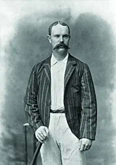 Australian Cricket History Prints: Cricketer / Bannerman