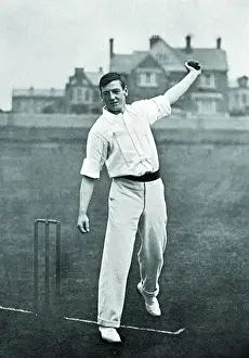 Bathurst Lawrence C. V. Bathurst Cricketer Print - Middlesex