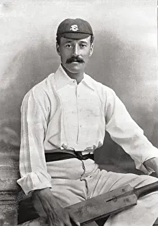 Historical Cricket Players Prints: Cricketer, Brockwell