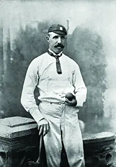 Cricket History England Prints: Cricketer, Emmett