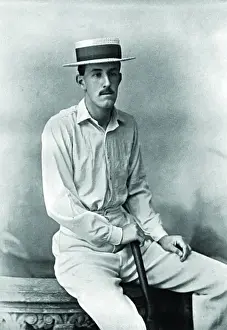 Historical Cricket Images Prints: Cricketer, Foley