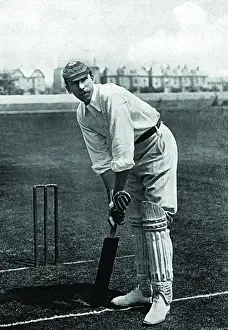 Historical Cricket Players Prints: Cricketer, Gunn