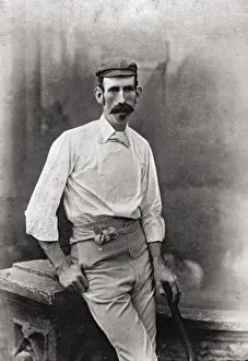 Historical Cricket Images Prints: Cricketer, Hall