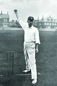 Kent County Prints: Hearne Walter Hearne Cricketer Print