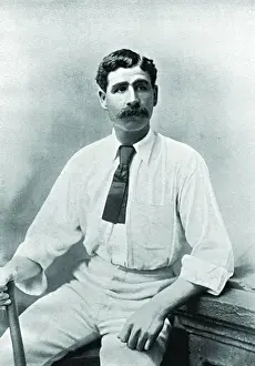 Vintage Cricket Players Prints: Cricketer, Hunter