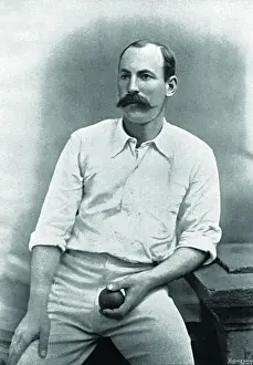 Kent County Prints: Martin F Martin Cricketer Print - Kent