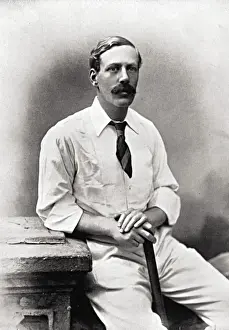 Kent County Prints: W.H. Patterson Cricket Print - Kent Player