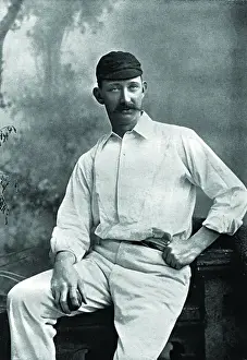 Historical Cricket Players Prints: Cricketer, Pougher