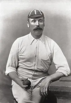 Historical Cricket Players Prints: Cricketer, Rawlin