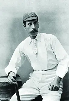 Lancashire Cricketer Print