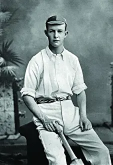 Old English Cricket Players Prints: Cricketer, Warner
