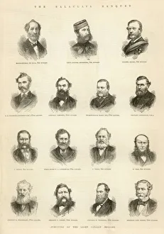 Crimean War. The Balaklava Banquet, Survivors of the Light C Crimean War. The Balaklava Banquet, Survivors of the Light C