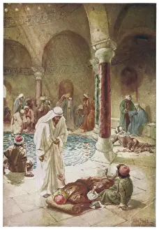 New Testament Art Prints: Cripple Healed