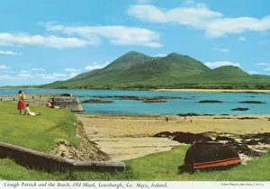 Croagh Patrick and the Beach, Old head, Louisburgh, Co Mayo Croagh Patrick and the Beach, Old head, Louisburgh, Co Mayo