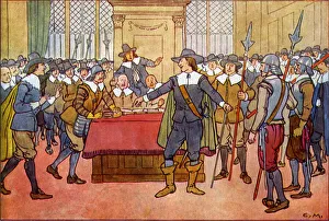 Cromwell dissolving the English Parliament Cromwell dissolving the English Parliament