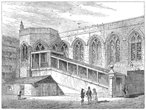 Crosby Hall, Bishopsgate, London Print 1790